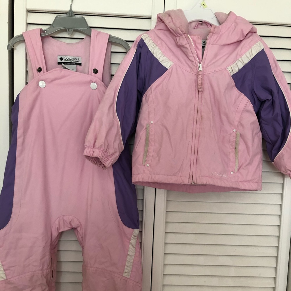 Toddler Columbia snow suit and coast